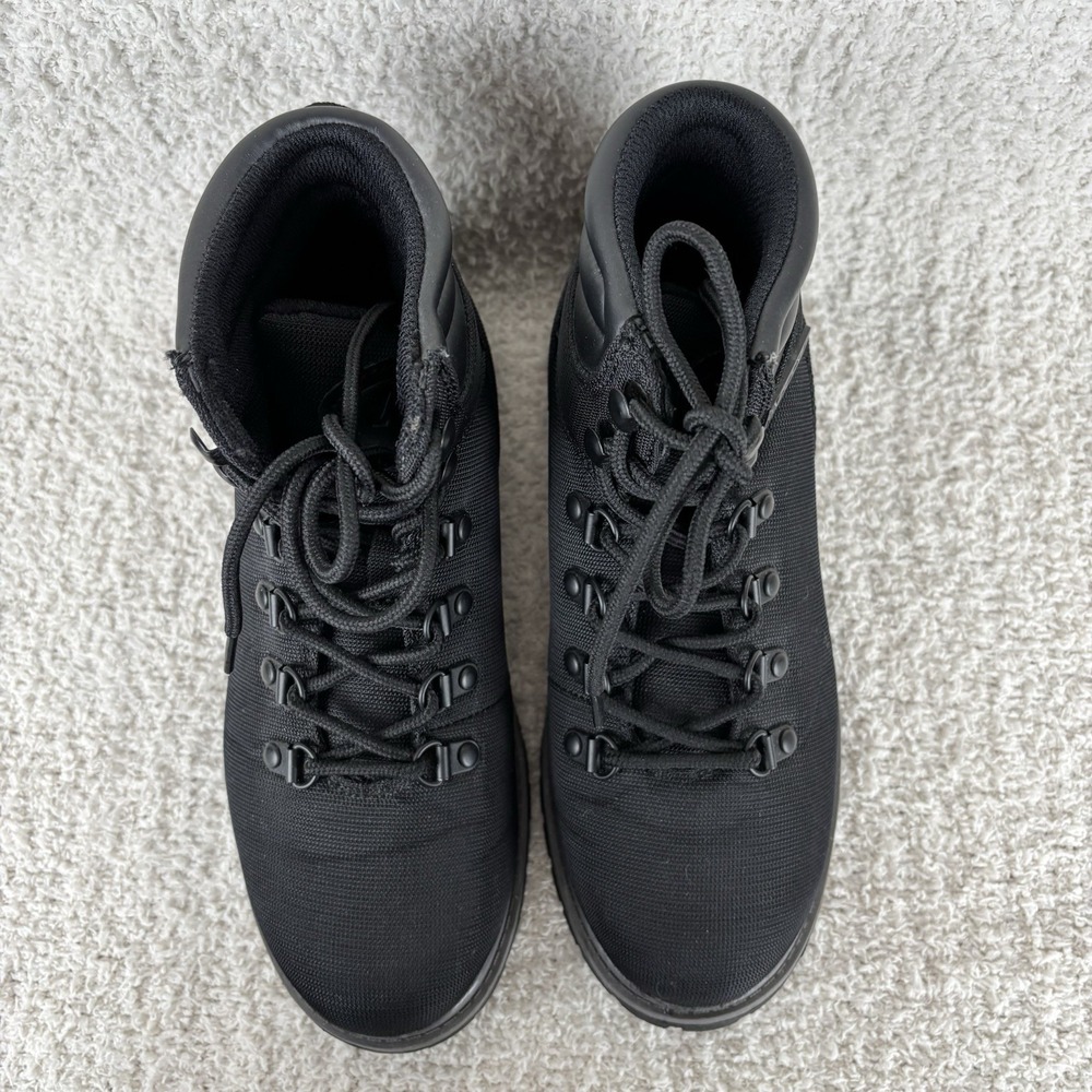 Lugz Boots Womens 6.5 Black Grotto Lace‎ Up Casual Chunky Thick Sole - Picture 5 of 14